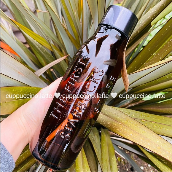 🤎LAST FEW🤎First Store Glass Amber Bottle Tumbler - Picture 2 of 4